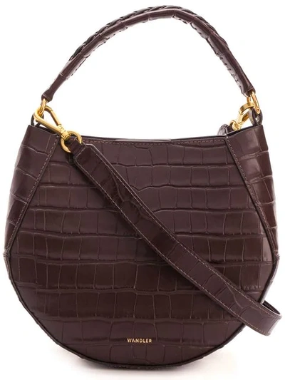 Wandler Mini Horizon Bag In Brown