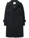 Sacai Boxy Trench Coat - Blue