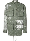 Faith Connexion Customisable Parka Jacket In Green