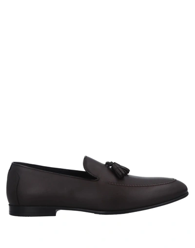 Doucal's Loafers In Dark Brown