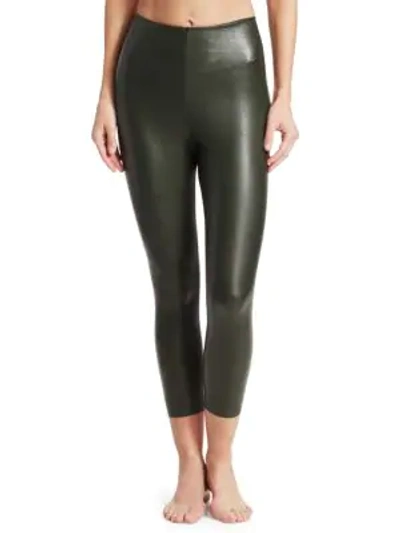 Commando Faux Leather Leggings In Pine