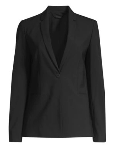 Elie Tahari Women's Wendy Fluid Crepe Jacket In Black