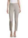 Lafayette 148 Acclaimed Stretch Murray Cropped Pant In Partridge