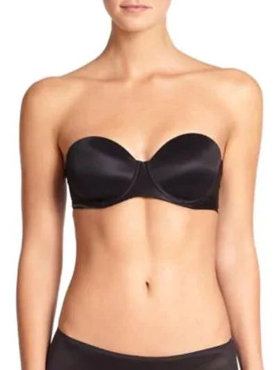 Wolford Sheer Touch Bandeau Bra In Black