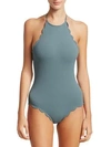 Marysia Mott One-piece Maillot In Smoke Blue