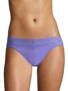 Natori Bliss Perfection One-size Thong In Chambray
