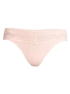 Natori Women's Bliss Perfection One-size Thong In Cameo Rose