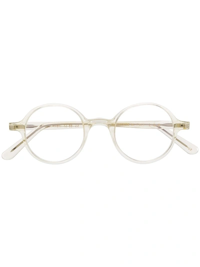 Lgr L.g.r Round Frame Glasses - Neutrals In 大地色