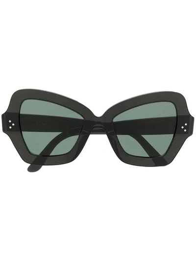 Celine Butterfly Sunglasses In Black