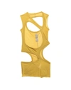 Rick Owens Tank Top In Ocher