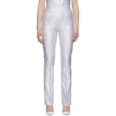 Saks Potts Fluorescent Trousers In Silver