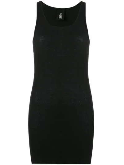 Thom Krom Longline Tank Top In Black