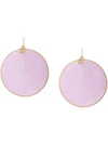 Missoni Large Hoop Earrings In Purple