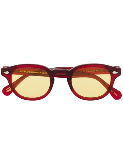 Moscot Lemtosh Sunglasses In 红色