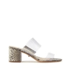 Schutz Victorie Sandal In Natural Snake