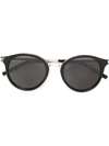 Saint Laurent Men's Classic Mirrored Square Sunglasses, 52mm In Black