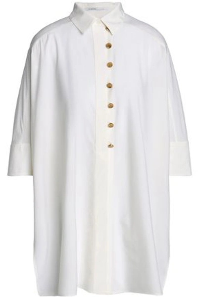 Agnona Woman Oversized Wool Tunic Ivory