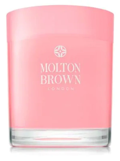 MOLTON BROWN DELICIOUS RHUBARB & ROSE SINGLE WICK CANDLE 180G BRAND NEW IN BOX 