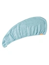 Aquis Waffle Luxe Hair Turban In Dream Boat Blue