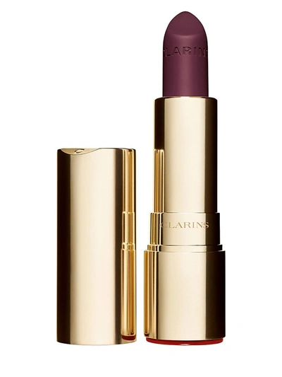Clarins Joli Rouge Velvet Lipstick In Purple