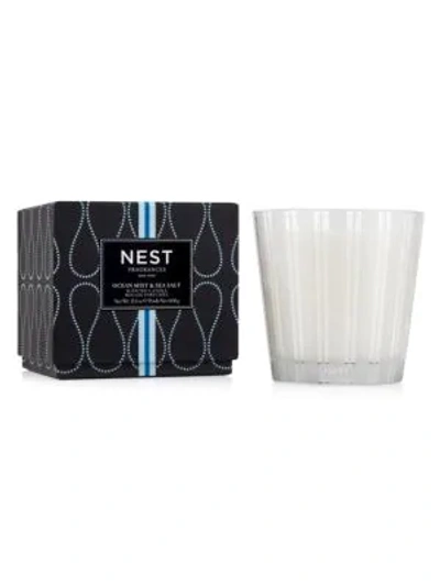 Nest Fragrances Ocean Mist And Sea Salt 3-wick Scented Candle In No Colour
