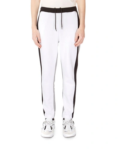 Kenzo Men's Colorblock Jog Pants In White