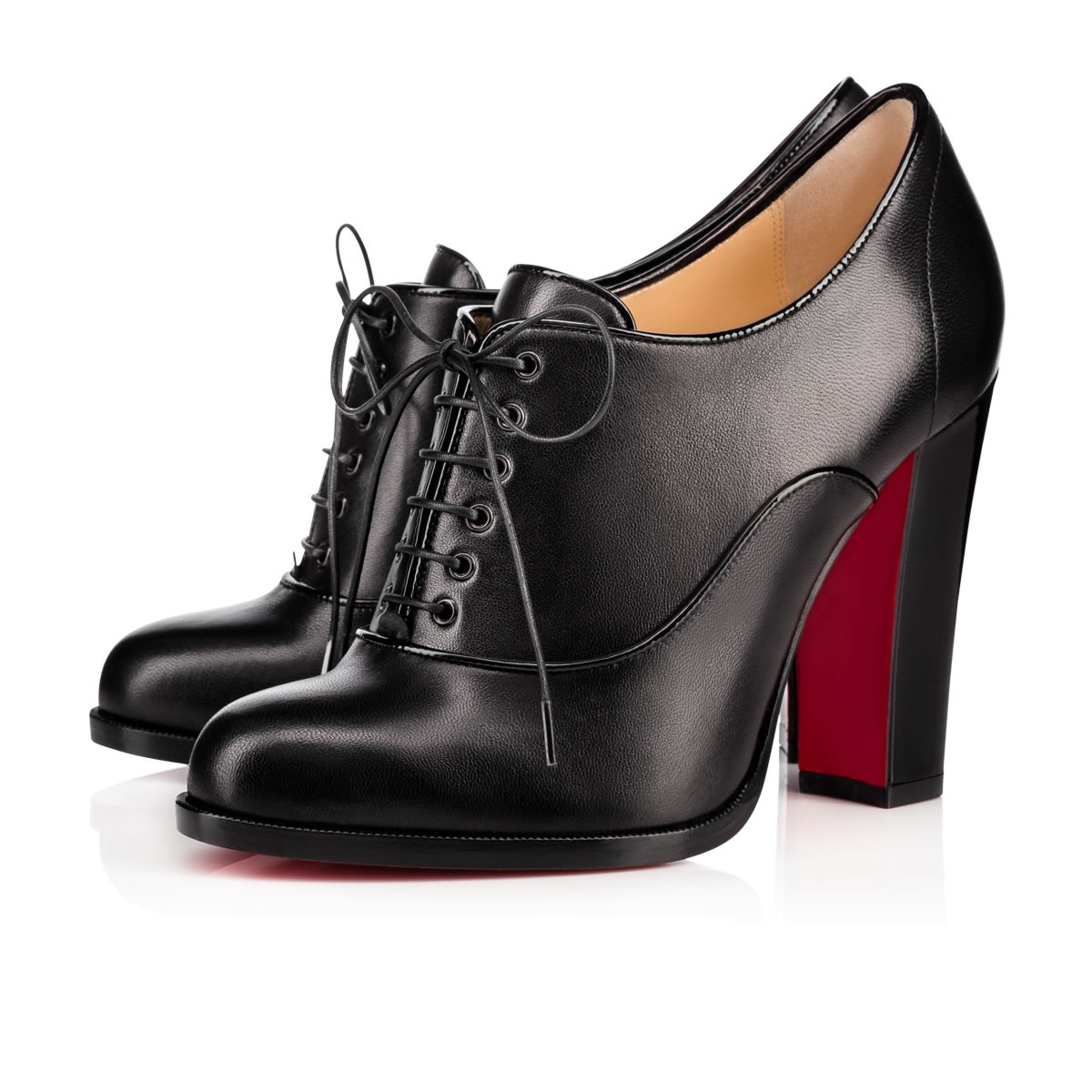Christian Louboutin Coleslaw 100 Version Black Leather