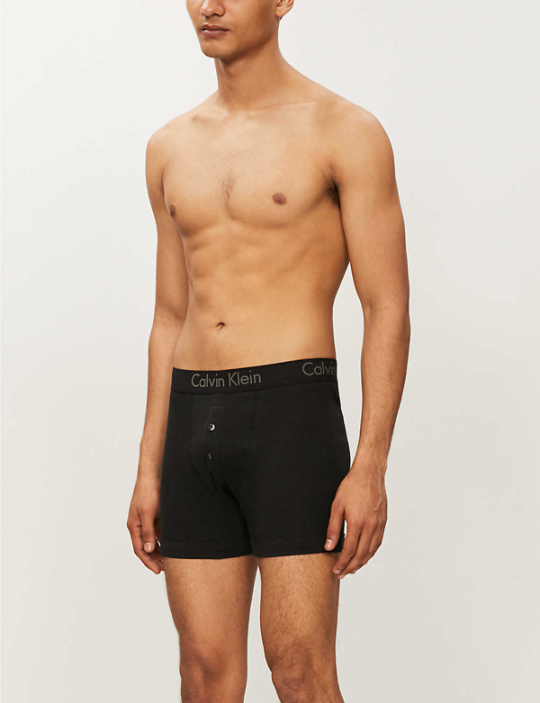 calvin klein button boxer shorts