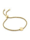 Monica Vinader Linear Solo 18ct Yellow-gold Vermeil And Diamond Friendship Bracelet In Y Gold