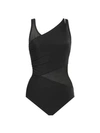 Miraclesuit Swim Network Azura One-piece Illusionists Swimsuit In Black
