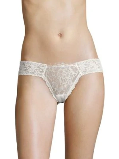 Hanky Panky After Midnight Wink Diamond Thong In Marshmallow