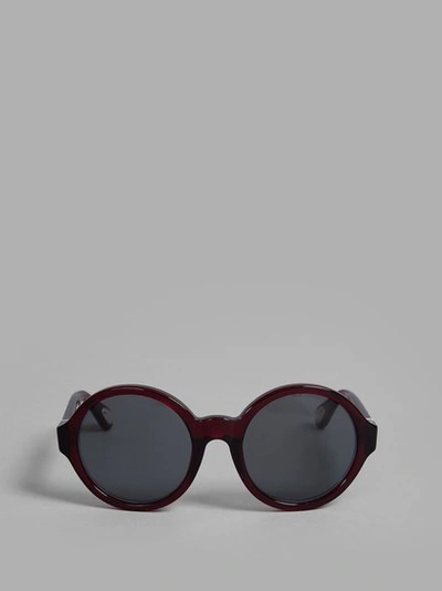 Ann Demeulemeester Red Sunglasses