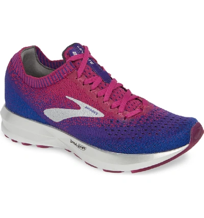 Brooks Levitate 2 Running Shoe In Aster/ Purple/ Blue