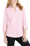 Foxcroft Fitted Non-iron Shirt In Rosewater