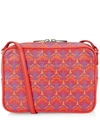 Liberty London Maddox Iphis Canvas Cross-body Bag In Red