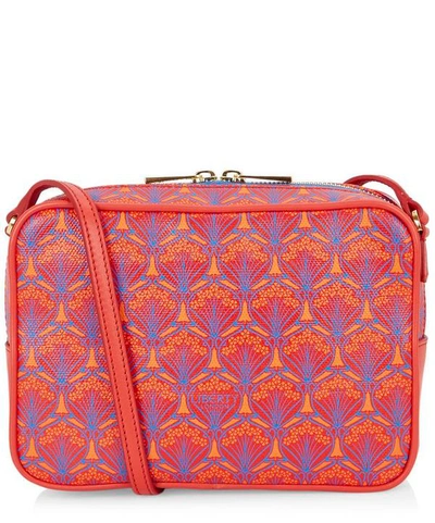 Liberty London Maddox Iphis Canvas Cross-body Bag In Red