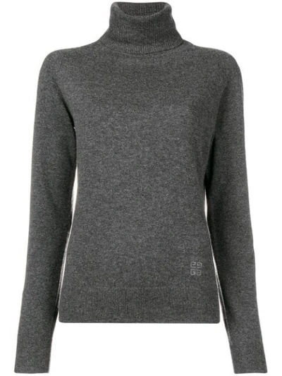 Givenchy Cashmere Turtleneck Sweater In Grey