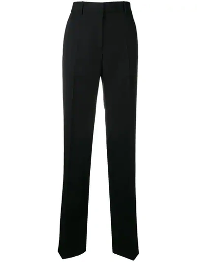 Calvin Klein 205w39nyc Side Stripe Straight Trousers In Black