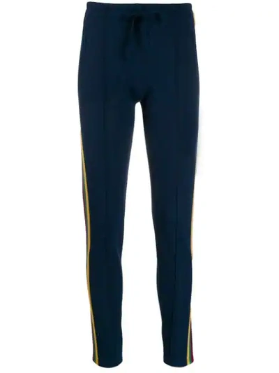 Isabel Marant Étoile Slim Fit Track Trousers In Blue