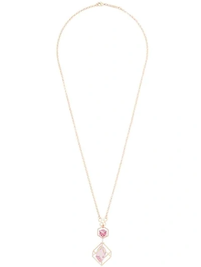 Atelier Swarovski Nostalgia Pendant Necklace By Mary Katrantzou In Metallic