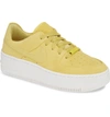 Nike Air Force 1 Sage Low Platform Sneaker In Celery/ Celery/ White