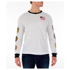 Nike Men's Pg 3 X Nasa Long-sleeve T-shirt, White