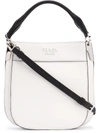 Prada Front Logo Messenger Bag - White