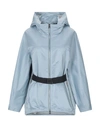 Add Full-length Jacket In Sky Blue