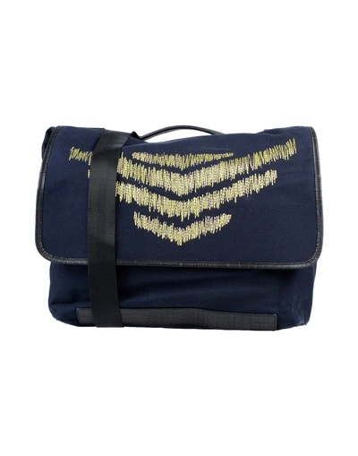 Emporio Armani Cross-body Bags In Blue