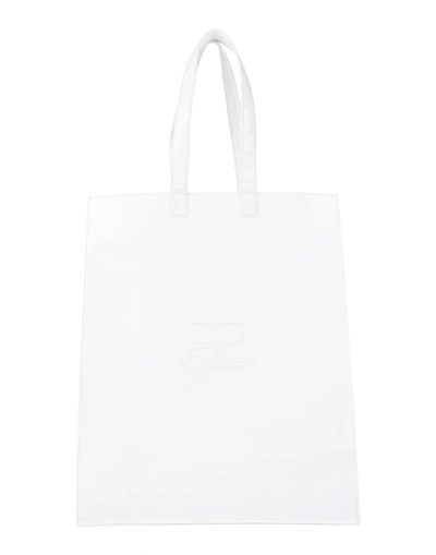 Courrèges Handbag In White
