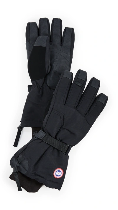 Canada Goose Men's Down-filled Gloves In Black