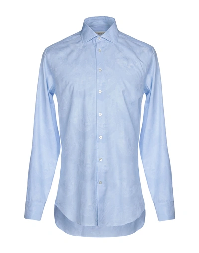 Etro Shirts In Sky Blue