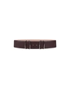 Bally High-waist Belt In Dark Brown