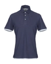 Brunello Cucinelli Polo Shirts In Purple